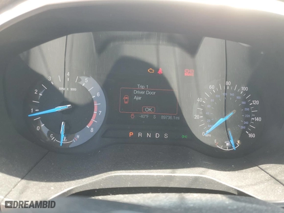 2018 Ford Edge SEL with VIN 2FMPK3J95JBC06322, listed as a Copart auction lot 50491455 with 89,736 mi miles and Salvage Title. Bid and sale history available at carsss.com. Image 9.