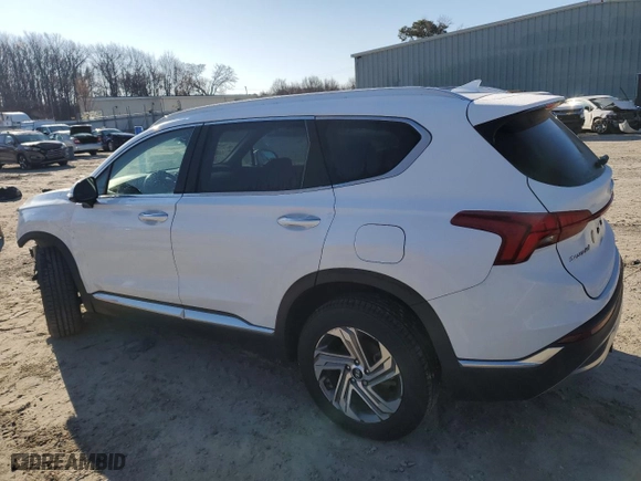 2021 Hyundai Santa Fe SEL with VIN 5NMS3DAJ7MH352545, listed as a Copart auction lot 45741865 with 82,156 mi miles and Salvage Title. Bid and sale history available at carsss.com. Image 2.