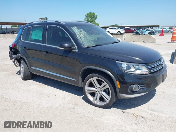 2014 Volkswagen Tiguan SEL with VIN WVGAV3AX4EW025339, listed as a IAAI auction lot 42313665 with 96,756 mi miles and . Bid and sale history available at DreamBid. Image 1.