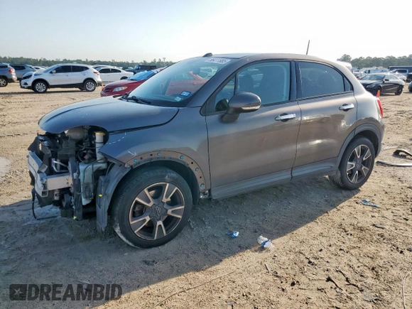2016 FIAT 500X Easy with VIN ZFBCFXBT4GP348366, listed as a Copart auction lot 58411885 with 86,030 mi miles and Salvage title. Bid and sale history available at DreamBid. Image 1.