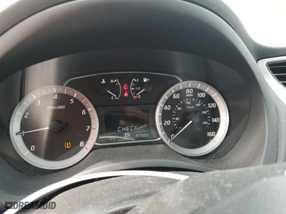 2015 Nissan Sentra SV with VIN 3N1AB7AP7FL632236, listed as a Copart auction lot 89198705 with 97,395 mi miles and Clean Title. Bid and sale history available at carsss.com. Image 9.