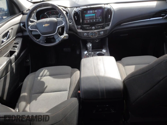 2018 Chevrolet Traverse LT Cloth z VIN 1GNERGKW6JJ265546, wystawiony jako Copart lot #46409545 z przebiegiem 116 079 mil mil oraz Szkoda całkowita • Salvage title. Historia ofert i sprzedaży dostępna na DreamBid. Obrazek 8.