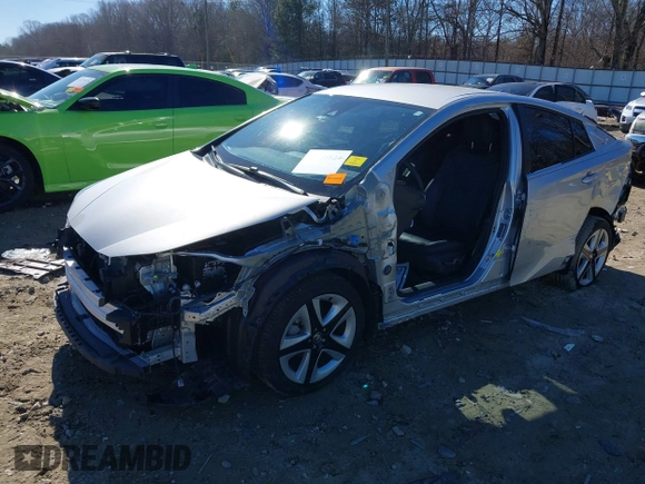 2017 Toyota Prius Two with VIN JTDKARFU5H3543052, listed as a IAAI auction lot 41348624 with 34,903 mi miles. Bid and sale history available at carsss.com. Image 20.