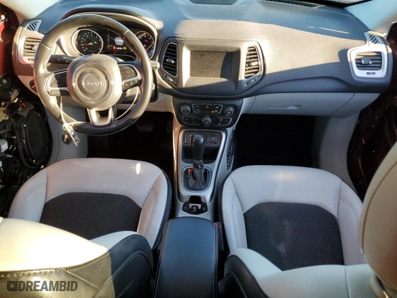 2020 Jeep Compass Latitude w/Sun/Safety Pkg with VIN 3C4NJCBB8LT247177, listed as a Copart auction lot 48760535 with 106,700 mi miles and Salvage Title. Bid and sale history available at carsss.com. Image 8.