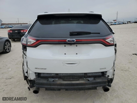 2018 Ford Edge SE with VIN 2FMPK3G92JBB25169, listed as a Copart auction lot 46334935 with 95,695 mi miles and Salvage Title. Bid and sale history available at carsss.com. Image 6.