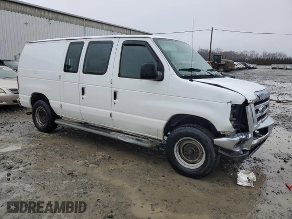 2009 Ford Econoline Cargo with VIN 1FTNE24W19DA36240, listed as a Copart auction lot 43552335 with 150,095 mi miles and Salvage Title. Bid and sale history available at DreamBid. Image 4.