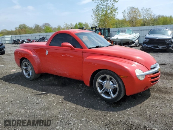 2004 Chevrolet SSR LS with VIN 1GCES14P84B112049, listed as a Copart auction lot 55442735 with 120,761 mi miles and Clean Title. Bid and sale history available at DreamBid. Image 4.