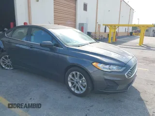 2020 Ford Fusion Hybrid SE with VIN 3FA6P0LU7LR246462, listed as a IAAI auction lot 41766758 with 40,817 mi miles. Bid and sale history available at carsss.com. Image 1.