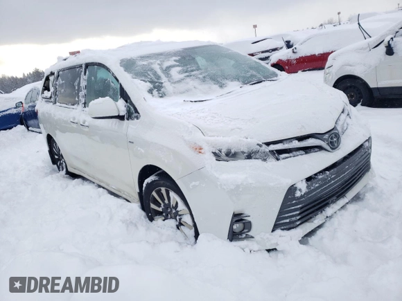 2018 Toyota Sienna XLE with VIN 5TDDZ3DC7JS204662, listed as a Copart auction lot 86500714 with 207,556 mi miles and Salvage Title. Bid and sale history available at carsss.com. Image 4.
