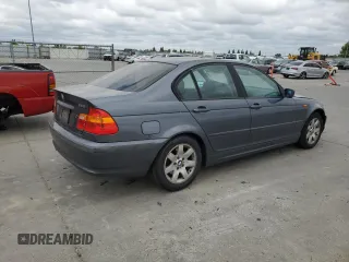2002 BMW 3 Series 325i with VIN WBAET37442NJ19955, listed as a Copart auction lot 53573355 with 177,267 mi miles and Clean Title. Bid and sale history available at carsss.com. Image 3.