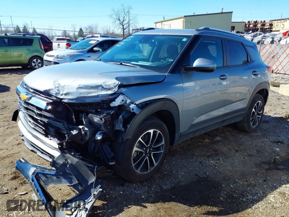 2024 Chevrolet TrailBlazer LT with VIN KL79MRSL4RB043603, listed as a IAAI auction lot 41812948 with 9,509 mi miles and . Bid and sale history available at DreamBid. Image 17.