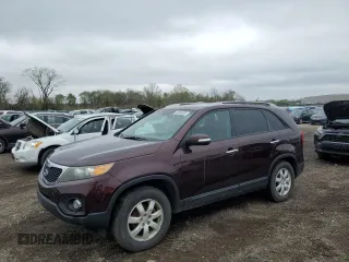 2011 Kia Sorento LX with VIN 5XYKT4A16BG166437, listed as a Copart auction lot 54085565 with 267,364 mi miles and Clean Title. Bid and sale history available at carsss.com. Image 1.