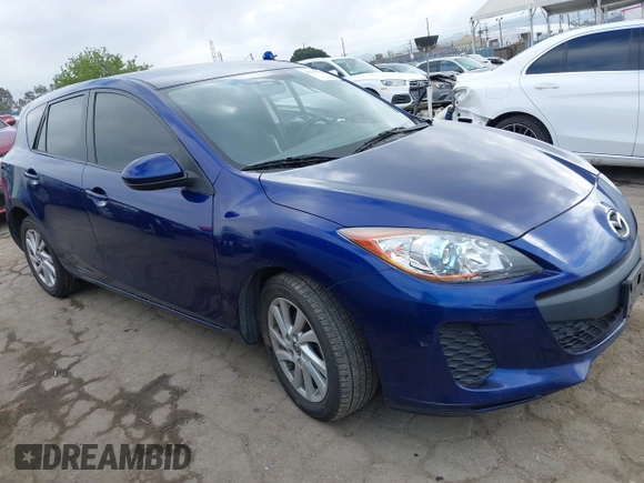2013 Mazda 3 i Touring with VIN JM1BL1LPXD1795959, listed as a IAAI auction lot 42116268 with 100,412 mi miles and . Bid and sale history available at DreamBid. Image 1.