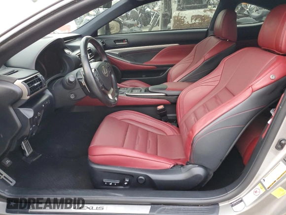 2017 Lexus RC 300 with VIN JTHSM5BC9H5002800, listed as a Copart auction lot 55964014 with 86,154 mi miles and Salvage title. Bid and sale history available at DreamBid. Image 7.