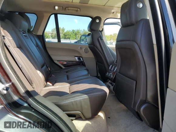 2016 Land Rover Range Rover HSE with VIN SALGS2PF4GA287533, listed as a Copart auction lot 47615005 with 69,081 mi miles and Salvage title. Bid and sale history available at DreamBid. Image 11.