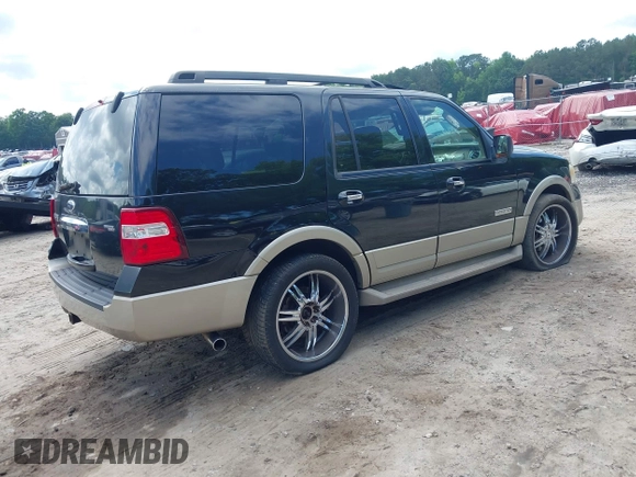 2008 Ford Expedition Eddie Bauer with VIN 1FMFU17508LA51476, listed as a IAAI auction lot 42418155 with 250,541 mi miles and . Bid and sale history available at DreamBid. Image 4.