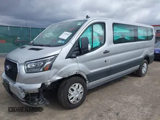 2023 Ford Transit Passenger XL with VIN 1FBAX2Y86PKB08759, listed as a IAAI auction lot 41879081 with 43,241 mi miles and . Bid and sale history available at DreamBid. Image 2.