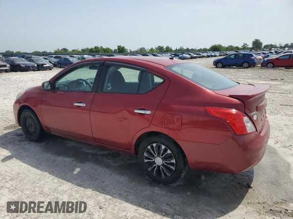 2013 Nissan Versa SV with VIN 3N1CN7AP7DL873081, listed as a Copart auction lot 57222385 with 151,978 mi miles and Salvage title. Bid and sale history available at DreamBid. Image 2.