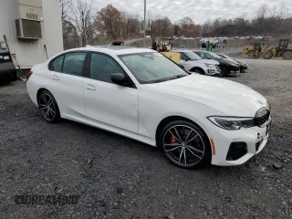2022 BMW 3 Series M340i xDrive with VIN 3MW5U9J03N8C75434, listed as a Copart auction lot 81806714 with 20,337 mi miles and Clean Title. Bid and sale history available at carsss.com. Image 4.