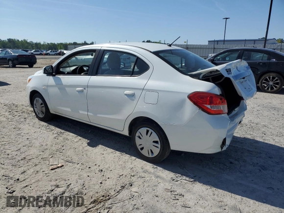 2018 Mitsubishi Mirage G4 ES with VIN ML32F3FJ2JHF06057, listed as a Copart auction lot 52134714 with 53,799 mi miles. Bid and sale history available at carsss.com. Image 2.