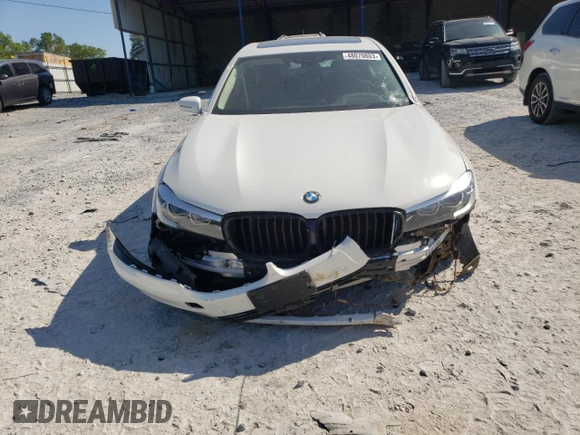 2018 BMW 7 Series 740e xDrive iPerformance with VIN WBA7J2C52JG938442, listed as a Copart auction lot 48070803 with 0 mi miles. Bid and sale history available at carsss.com. Image 5.