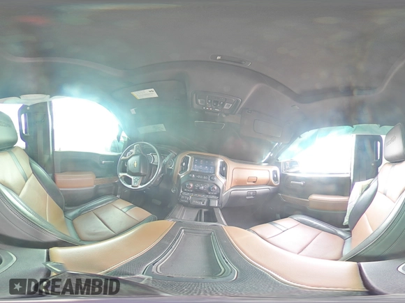 2019 Chevrolet Silverado 1500 High Country with VIN 1GCUYHEL9KZ267244, listed as a Copart auction lot 46989495 with 93,018 mi miles and Salvage Title. Bid and sale history available at carsss.com. Image 14.