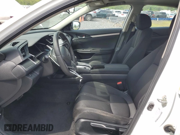 2018 Honda Civic EX with VIN 2HGFC2F75JH508240, listed as a Copart auction lot 55739915 with 52,671 mi miles and Salvage Title. Bid and sale history available at DreamBid. Image 7.