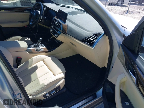 2020 BMW X3 sDrive30i with VIN 5UXTY3C07LLU71163, listed as a IAAI auction lot 41844358 with 80,962 mi miles and . Bid and sale history available at DreamBid. Image 5.