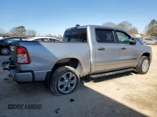 2019 Ram 1500 Big Horn z VIN 1C6SRFFT0KN765743, wystawiony jako Copart lot #46337635 z przebiegiem 77 506 mil mil oraz Szkoda całkowita • Salvage title. Historia ofert i sprzedaży dostępna na DreamBid. Obrazek 3.