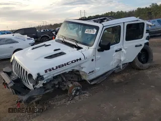 2021 Jeep Wrangler Unlimited Rubicon с VIN 1C4HJXFG1MW759580, выставлен на аукционе Copart как лот 42526775 с пробегом Не указан миль и Списание • Salvage title. История ставок и продаж доступна на DreamBid. Изображение 1.
