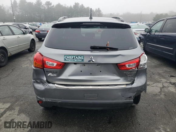 2015 Mitsubishi Outlander Sport 2.4 GT with VIN 4A4AR4AW4FE028201, listed as a Copart auction lot 83414704 with 139,550 mi miles and Salvage Title. Bid and sale history available at carsss.com. Image 6.