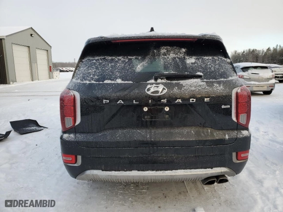2022 Hyundai Palisade Ultimate Calligraphy with VIN KM8R5DHE5NU375880, listed as a Copart auction lot 87436684 with 71,724 mi miles and Salvage Title. Bid and sale history available at carsss.com. Image 6.