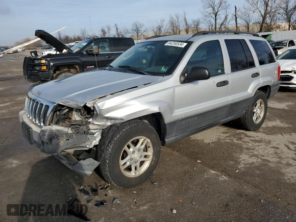 2003 Jeep Grand Cherokee Laredo with VIN 1J4GX48S83C536747, listed as a Copart auction lot 84250534 with 162,649 mi miles and Salvage Title. Bid and sale history available at carsss.com. Image 1.