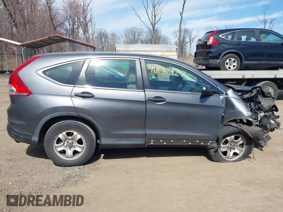 2014 Honda CR-V LX with VIN 2HKRM4H32EH617749, listed as a IAAI auction lot 41837927 with 113,547 mi miles. Bid and sale history available at carsss.com. Image 13.