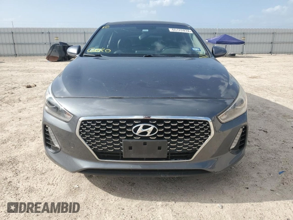 2018 Hyundai Elantra GT with VIN KMHH35LE0JU014596, listed as a Copart auction lot 65122474 with 0 mi miles and Salvage Title. Bid and sale history available at carsss.com. Image 5.