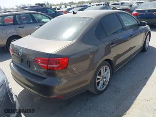 2015 Volkswagen Jetta Sedan 2.0L S w/Technology with VIN 3VW2K7AJ1FM258632, listed as a IAAI auction lot 41794953 with 185,241 mi miles. Bid and sale history available at carsss.com. Image 4.