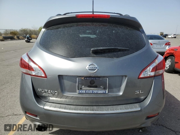 2014 Nissan Murano SV with VIN JN8AZ1MU4EW416929, listed as a Copart auction lot 71311544 with 101,946 mi miles and Salvage Title. Bid and sale history available at carsss.com. Image 6.