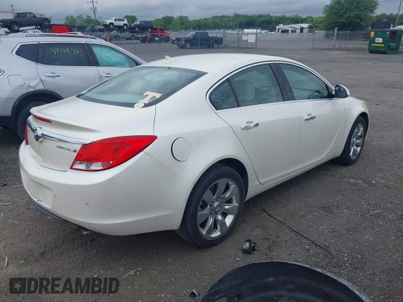 2013 Buick Regal Turbo Premium 1 with VIN 2G4GS5EV7D9248473, listed as a IAAI auction lot 42163380 with 131,643 mi miles and . Bid and sale history available at DreamBid. Image 4.