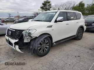 2018 Nissan Armada SL with VIN JN8AY2ND3JX000320, listed as a Copart auction lot 81223344 with 68,318 mi miles and Salvage Title. Bid and sale history available at carsss.com. Image 1.