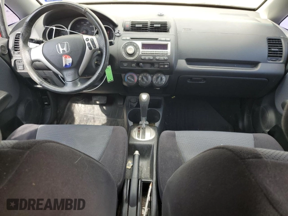 2008 Honda Fit Sport with VIN JHMGD38658S011457, listed as a Copart auction lot 43973425 with 103,314 mi miles and Salvage Title. Bid and sale history available at carsss.com. Image 8.