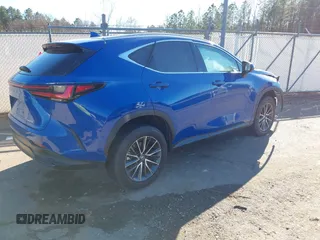 2023 Lexus NX with VIN 2T2GDCAZ0PC004353, listed as a IAAI auction lot 41649834 with 19,585 mi miles. Bid and sale history available at carsss.com. Image 4.