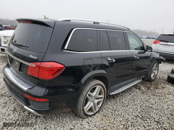 2015 Mercedes-Benz GL-Class GL 550 with VIN 4JGDF7DE6FA607789, listed as a Copart auction lot 89398015 with 130,709 mi miles and Salvage Title. Bid and sale history available at carsss.com. Image 3.