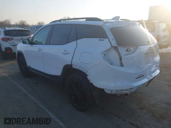 2021 GMC Terrain SLT with VIN 3GKALVEV0ML385344, listed as a IAAI auction lot 41759300 with 73,578 mi miles and . Bid and sale history available at carsss.com. Image 3.