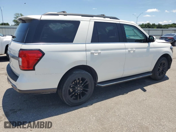2022 Ford Expedition XLT with VIN 1FMJU1HT7NEA32284, listed as a Copart auction lot 61498915 with 23,510 mi miles and Salvage title. Bid and sale history available at DreamBid. Image 3.