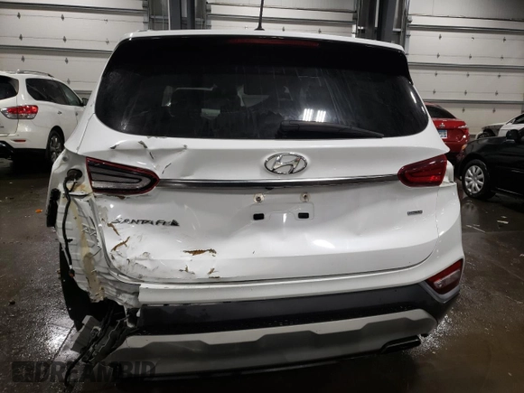 2019 Hyundai Santa Fe SE with VIN 5NMS2CAD6KH121639, listed as a Copart auction lot 70541702 with 31,689 mi miles. Bid and sale history available at carsss.com. Image 6.
