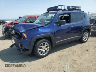 2019 Jeep Renegade Sport with VIN ZACNJAAB5KPK49980, listed as a Copart auction lot 60098805 with Not provided miles and Salvage title. Bid and sale history available at DreamBid. Image 1.