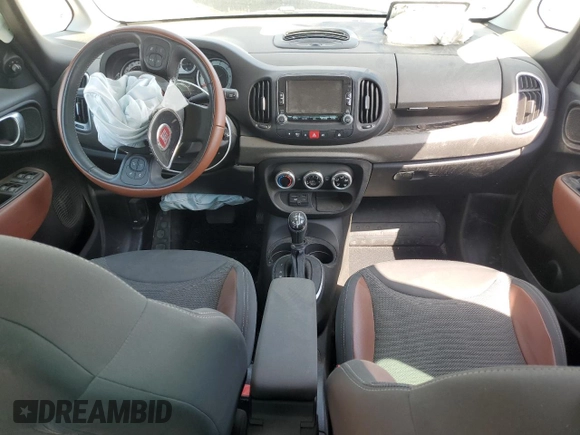 2014 FIAT 500L Trekking with VIN ZFBCFADH4EZ010067, listed as a Copart auction lot 51800935 with Not provided miles and Salvage title. Bid and sale history available at DreamBid. Image 8.