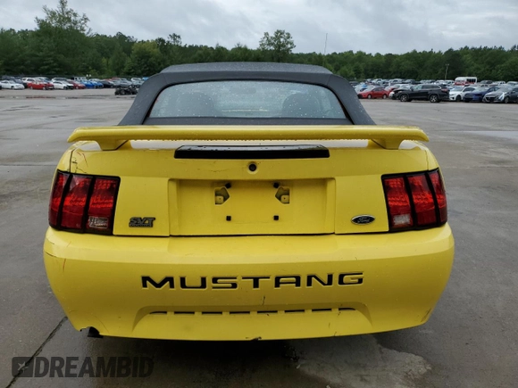 2003 Ford Mustang Deluxe with VIN 1FAFP44433F443082, listed as a Copart auction lot 59916015 with 111,999 mi miles and Salvage title. Bid and sale history available at DreamBid. Image 6.