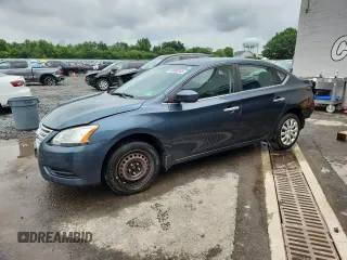 2014 Nissan Sentra SV with VIN 3N1AB7AP3EY299695, listed as a Copart auction lot 63088245 with 102,470 mi miles and Salvage title. Bid and sale history available at DreamBid. Image 1.
