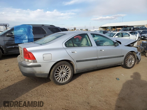 2004 Volvo S60 with VIN YV1RS59V742416452, listed as a Copart auction lot 48214465 with 0 mi miles and Salvage Title. Bid and sale history available at carsss.com. Image 3.